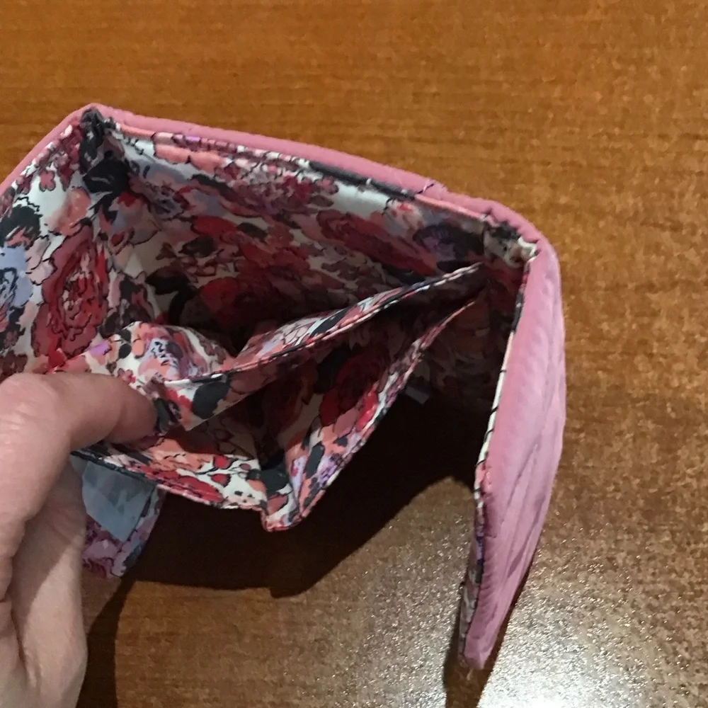 Vera Bradley Pink Quilted Wallet